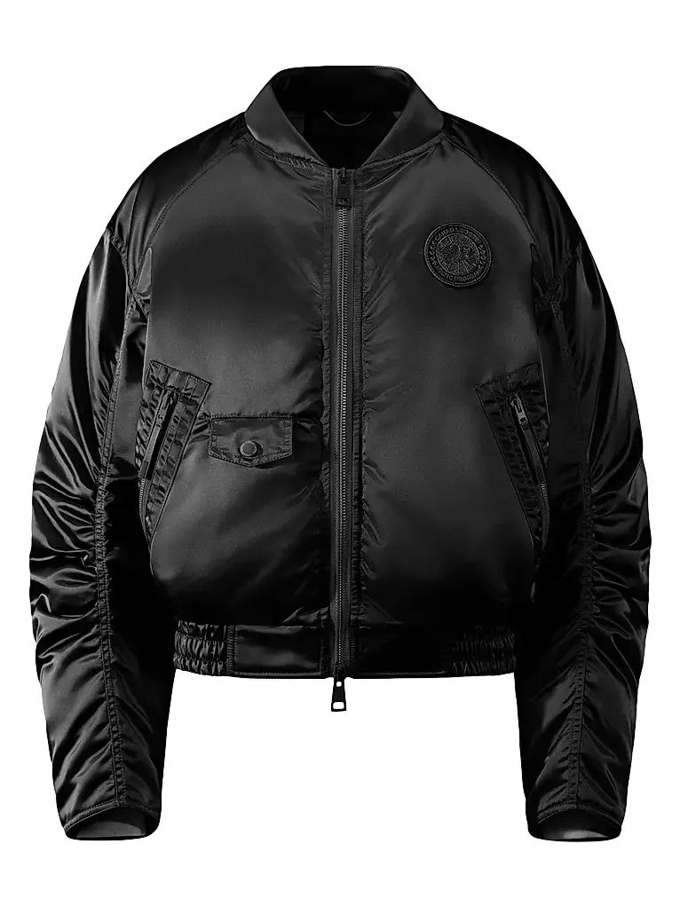 Women's Jade Satin & Down Bomber Jacket