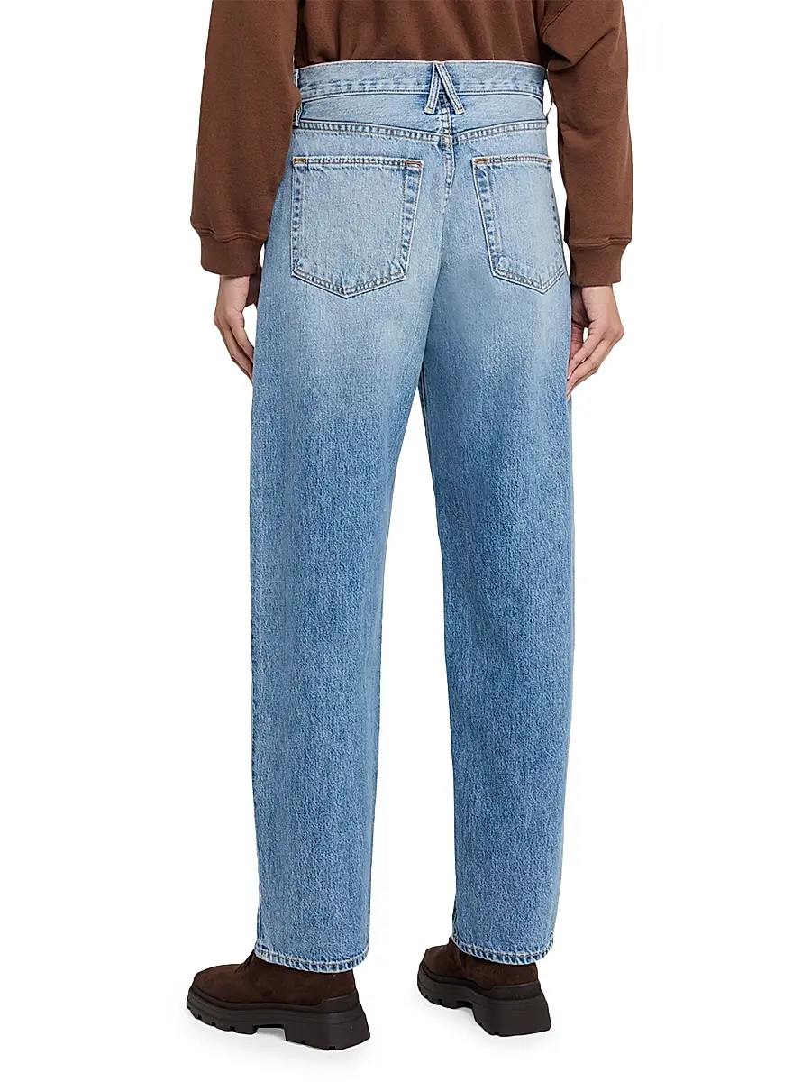 SLVRLAKE Women's Ella Relaxed Mid-Rise Barrel-Leg Jeans | Thumbnail 4 SLVRLAKE Women's Ella Relaxed Mid-Rise Barrel-Leg Jeans | Thumbnail 4