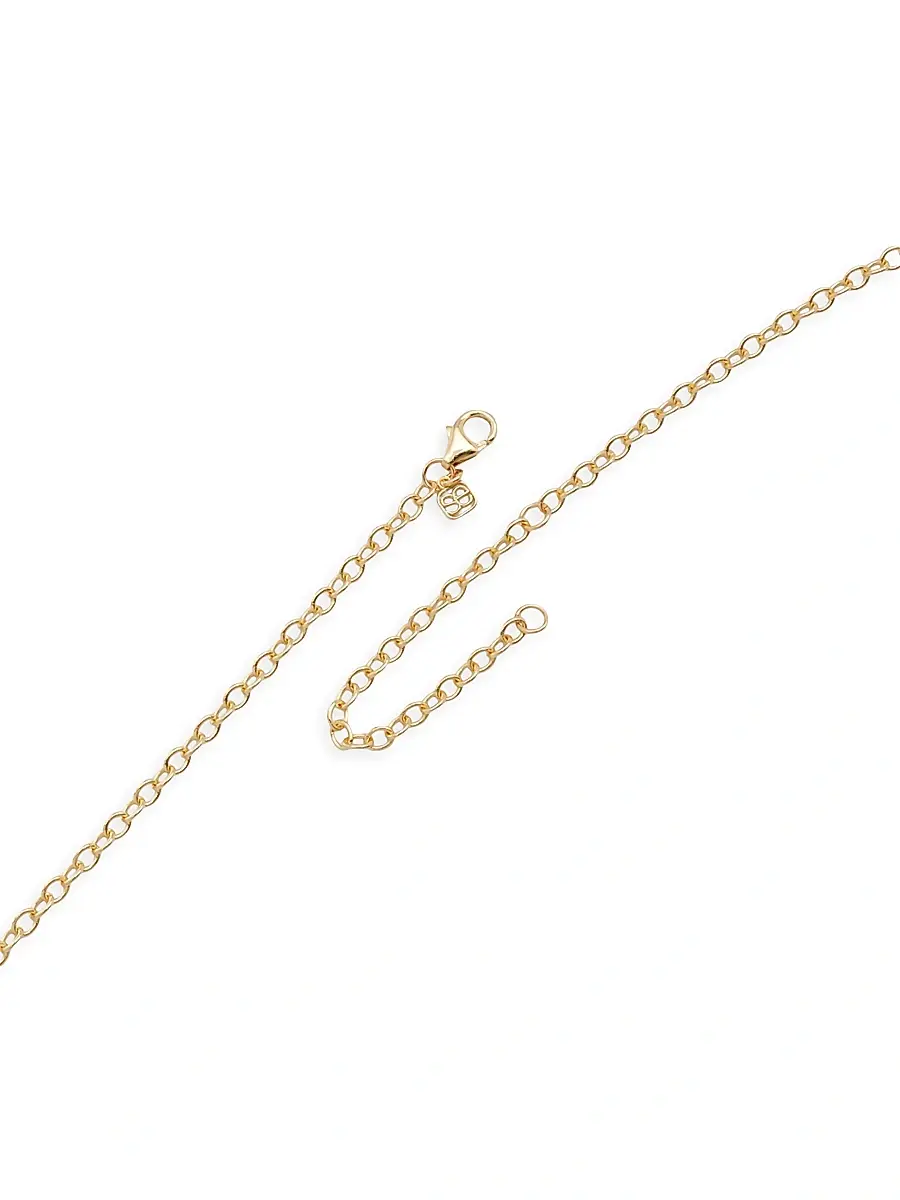Sydney Evan Women's Evil Eye 14K Yellow Gold, Multi-Stone & X TCW Diamond Pendant Necklace - Gold | Thumbnail 4