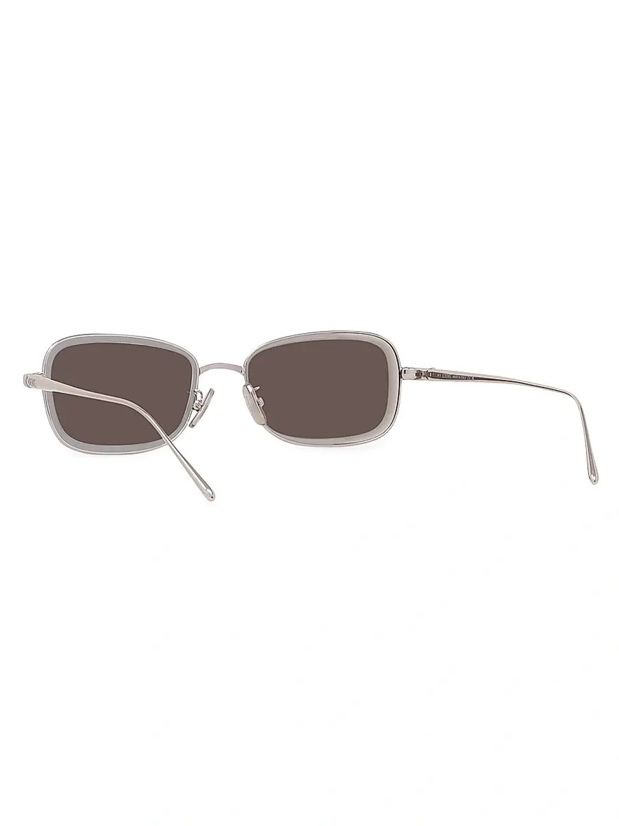 LOEWE Men's 38MM Rectangle Sunglasses - Grey | Thumbnail 4 LOEWE Men's 38MM Rectangle Sunglasses - Grey | Thumbnail 4