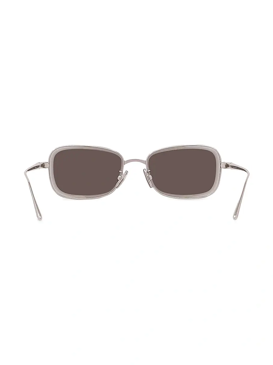 LOEWE Men's 38MM Rectangle Sunglasses - Grey | Thumbnail 5 LOEWE Men's 38MM Rectangle Sunglasses - Grey | Thumbnail 5