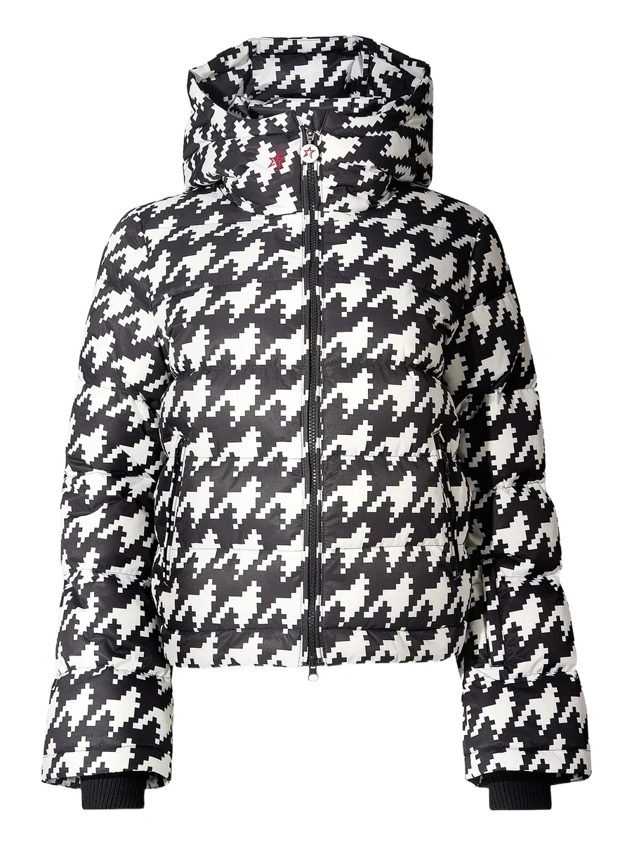 Women's Polar Flare Houndstooth Down Ski Jacket