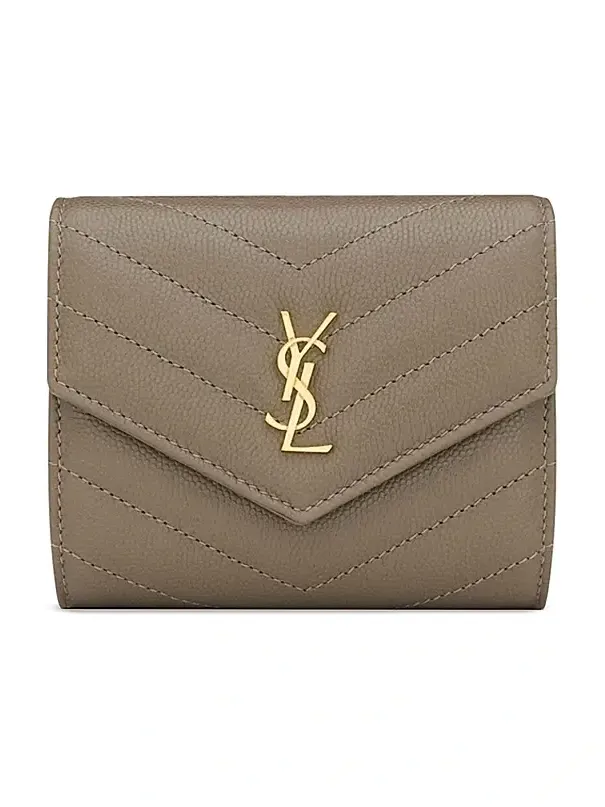 Women's Cassandre Multi-Fold Wallet in Grain De Poudre Leather Women's Cassandre Multi-Fold Wallet in Grain De Poudre Leather