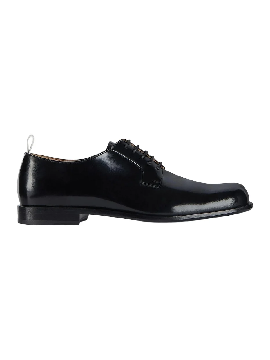 Men's Tux Derbies in Brushed Leather - Black Men's Tux Derbies in Brushed Leather - Black