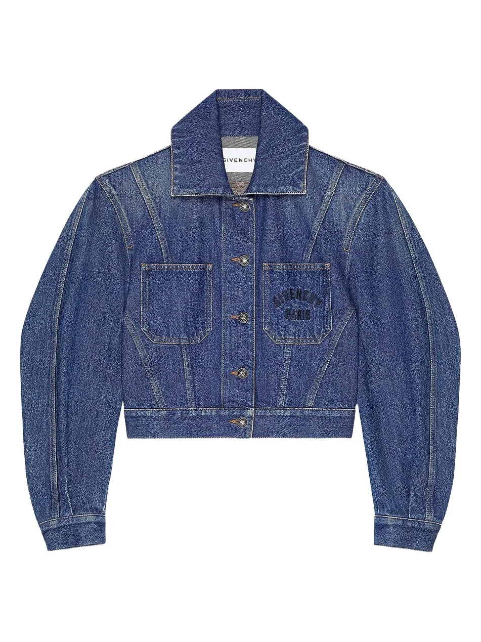 Givenchy Women's Cocoon Jacket in Denim - Medium Blue