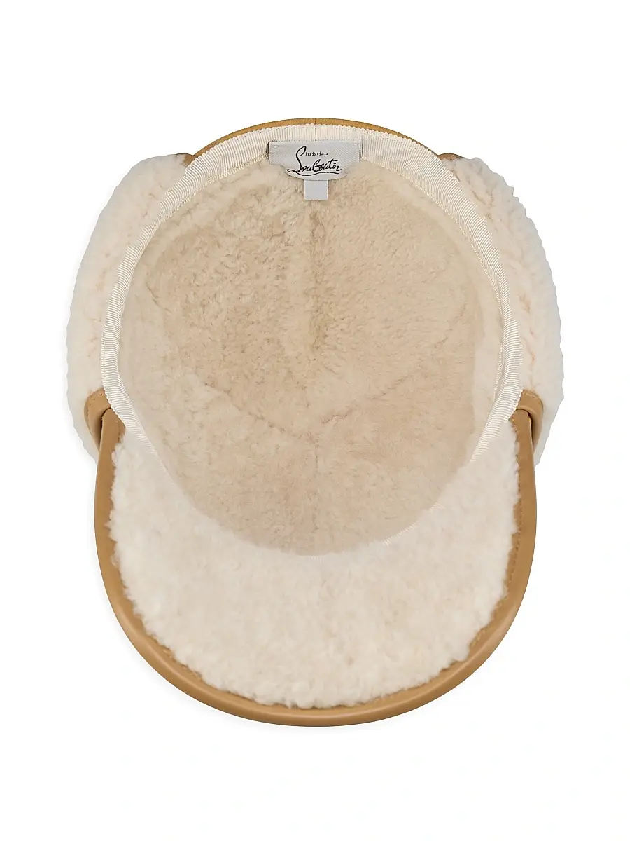 Christian Louboutin Men's Loubiwood Hat - Beige | Thumbnail 4 Christian Louboutin Men's Loubiwood Hat - Beige | Thumbnail 4