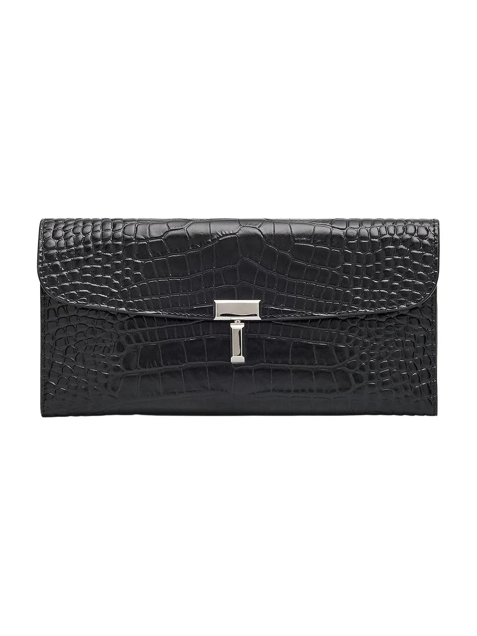 TOTEME Women's Croc-Embossed Leather Wallet