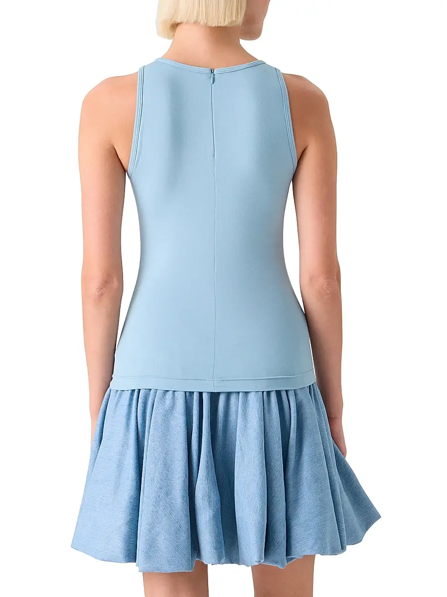 Akris punto Women's Speedo Side Dot Sleeveless Top | Thumbnail 5 Akris punto Women's Speedo Side Dot Sleeveless Top | Thumbnail 5