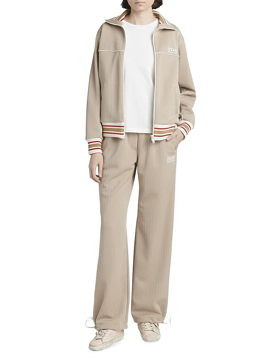Golden Goose Women's Star Pinstriped Joggers | Thumbnail 4 Golden Goose Women's Star Pinstriped Joggers | Thumbnail 4