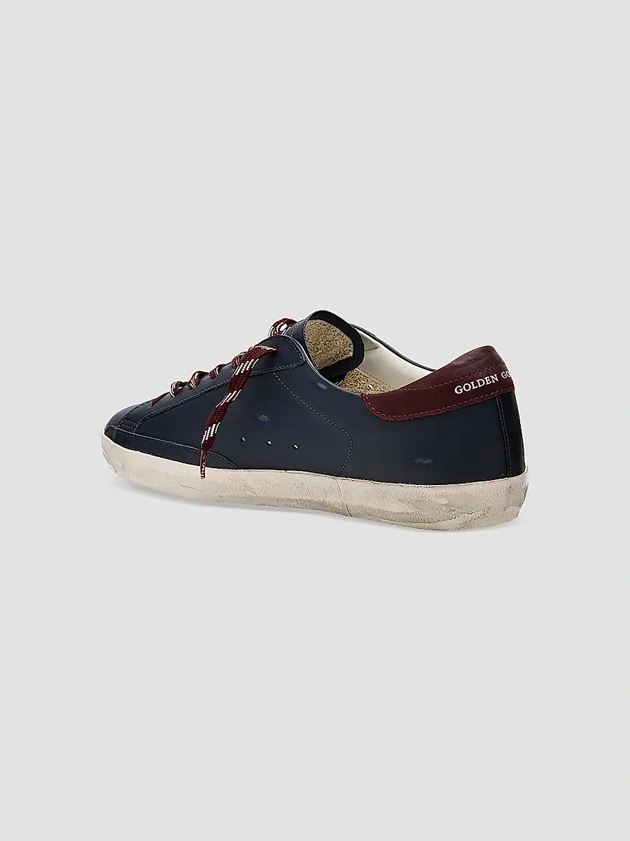 Golden Goose Men's Men's Super-Star Logo Leather Sneakers | Thumbnail 2 Golden Goose Men's Men's Super-Star Logo Leather Sneakers | Thumbnail 2