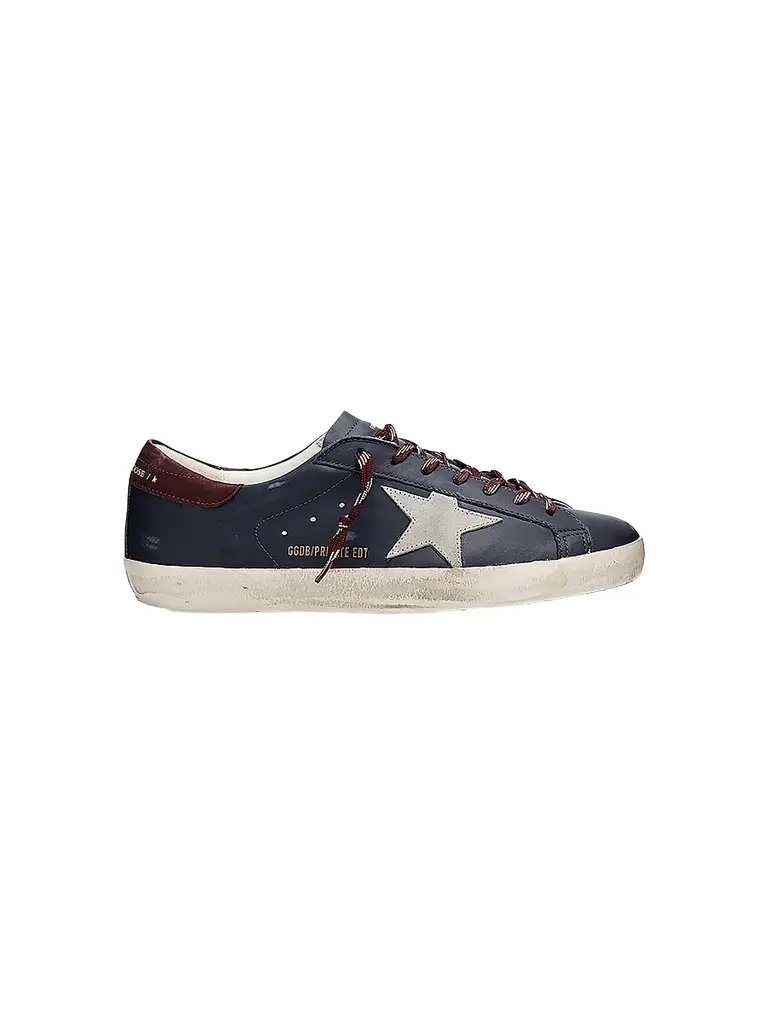 Men's Men's Super-Star Logo Leather Sneakers