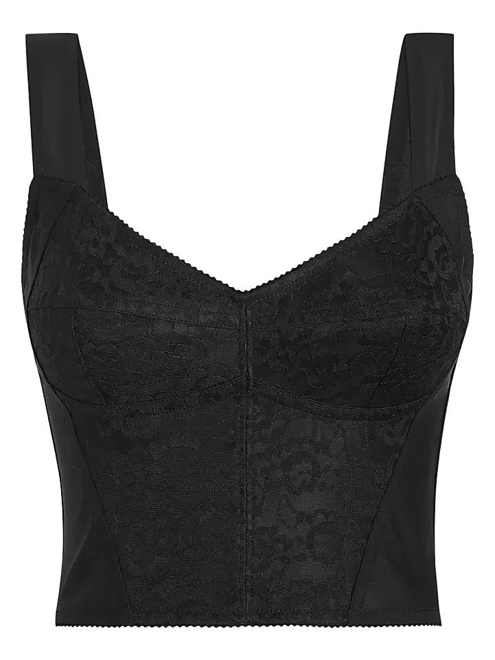 Dolce & Gabbana Women's Lace Crop Bustier Top