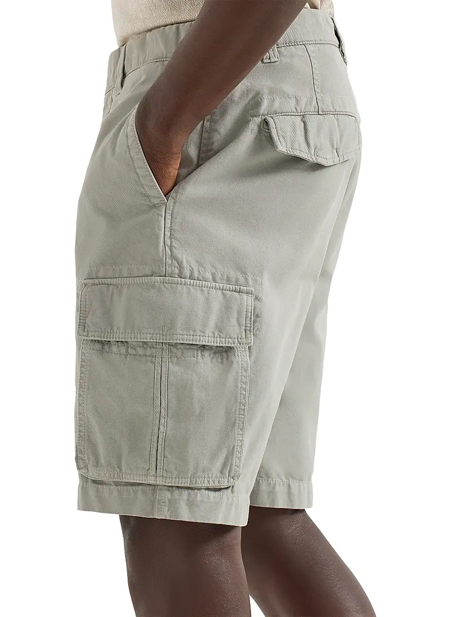 Brunello Cucinelli Men's Bermuda Shorts in Twisted Cotton Gabardine with Cargo Pockets | Thumbnail 5 Brunello Cucinelli Men's Bermuda Shorts in Twisted Cotton Gabardine with Cargo Pockets | Thumbnail 5
