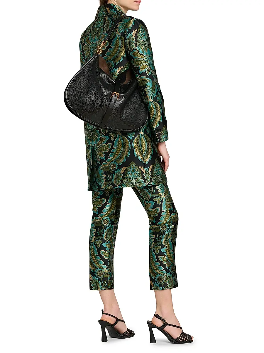 Etro Women's XL Pony Tumbled Leather Crossbody Bag | Thumbnail 3 Etro Women's XL Pony Tumbled Leather Crossbody Bag | Thumbnail 3