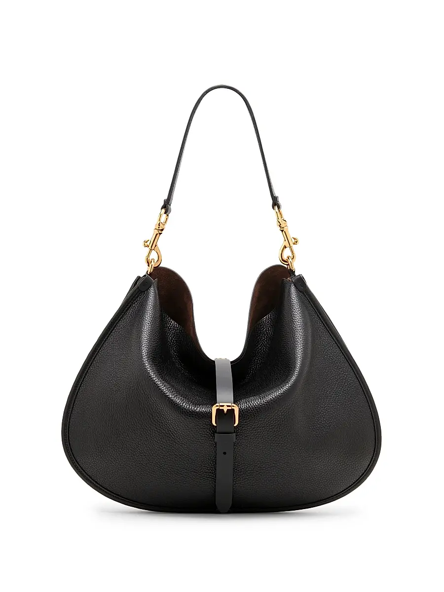 Etro Women's XL Pony Tumbled Leather Crossbody Bag