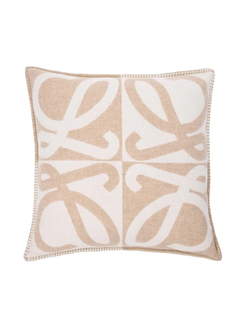 Loewe Monogram Wool-Cashmere Cushion