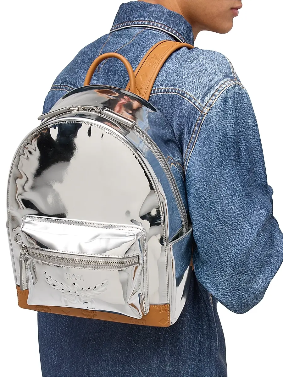 MCM Men's Small Stark Leather Backpack | Thumbnail 2 MCM Men's Small Stark Leather Backpack | Thumbnail 2