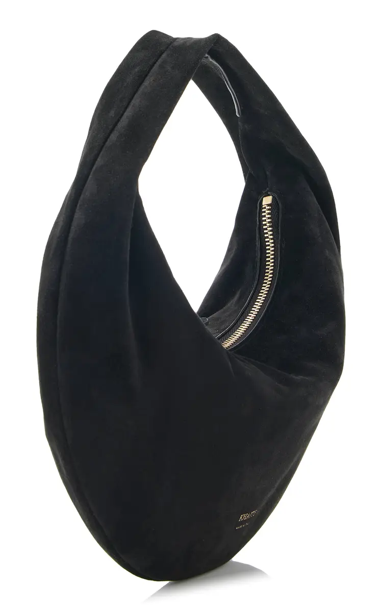 Khaite Olivia Suede Mini Hobo Bag | Thumbnail 4 Khaite Olivia Suede Mini Hobo Bag | Thumbnail 4