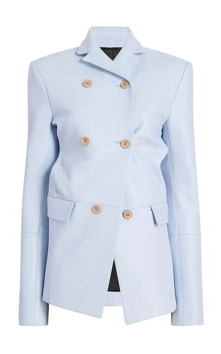 Khaite Rolo Draped Plonge Leather Jacket | Thumbnail 5 Khaite Rolo Draped Plonge Leather Jacket | Thumbnail 5