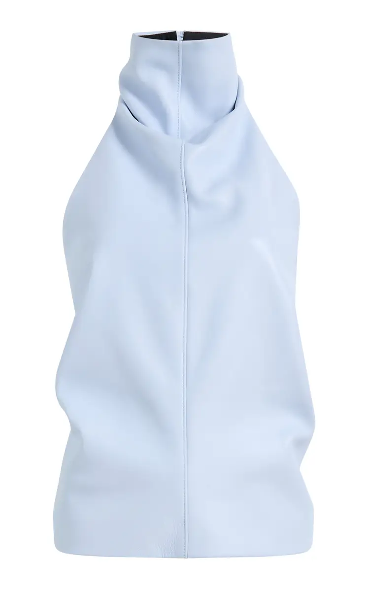 Khaite Rone Plonge Leather Top | Thumbnail 7 Khaite Rone Plonge Leather Top | Thumbnail 7