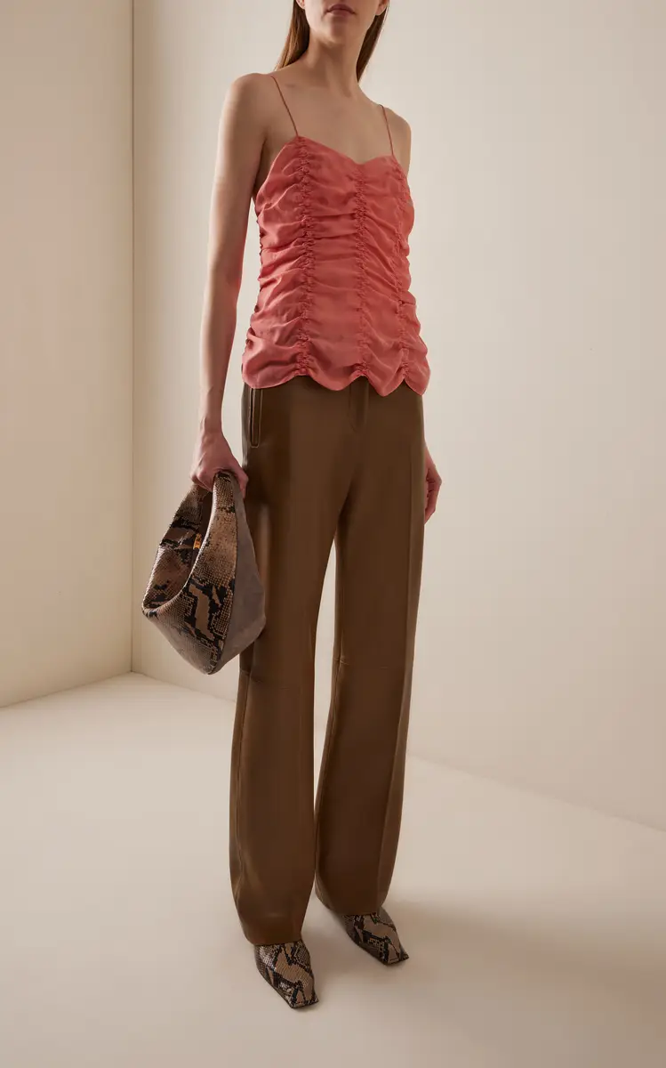 Khaite Inara Ruffled Top | Thumbnail 2 Khaite Inara Ruffled Top | Thumbnail 2