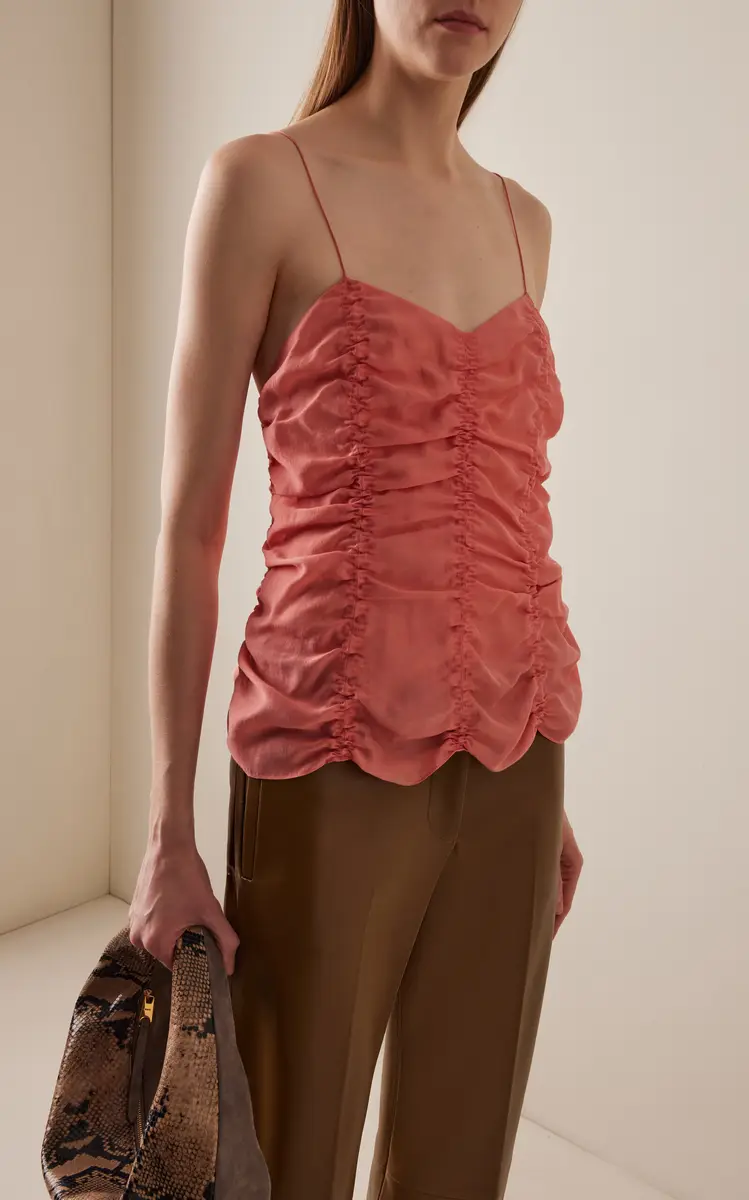 Khaite Inara Ruffled Top | Thumbnail 3 Khaite Inara Ruffled Top | Thumbnail 3