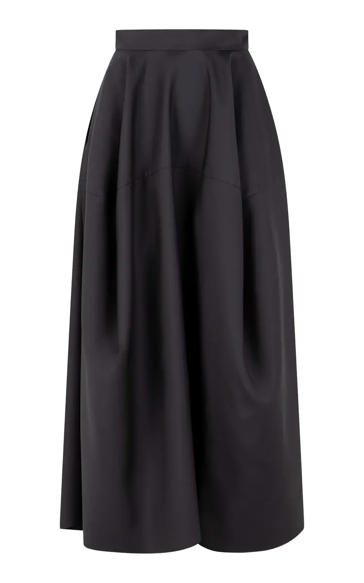 Heirlome Emilia Voluminous Silk-Wool Skirt | Thumbnail 6
