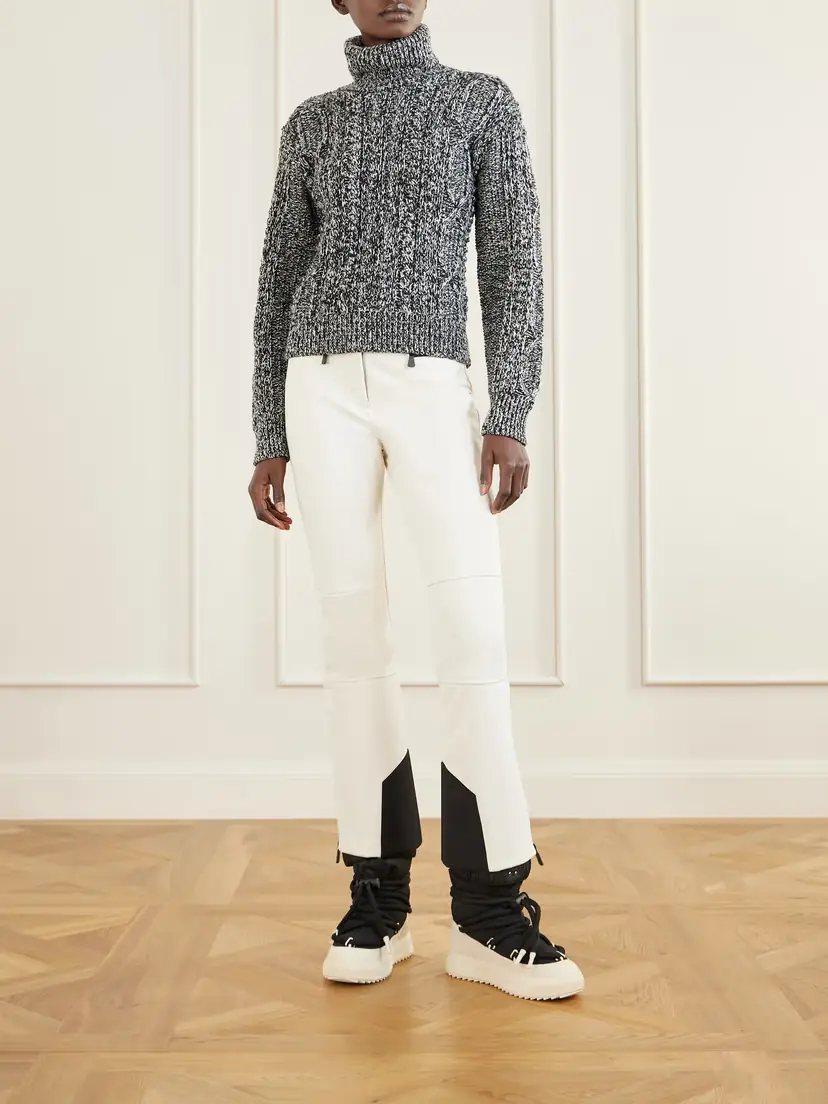 Moncler Grenoble Cable-knit Wool-blend Turtleneck Sweater | Thumbnail 2