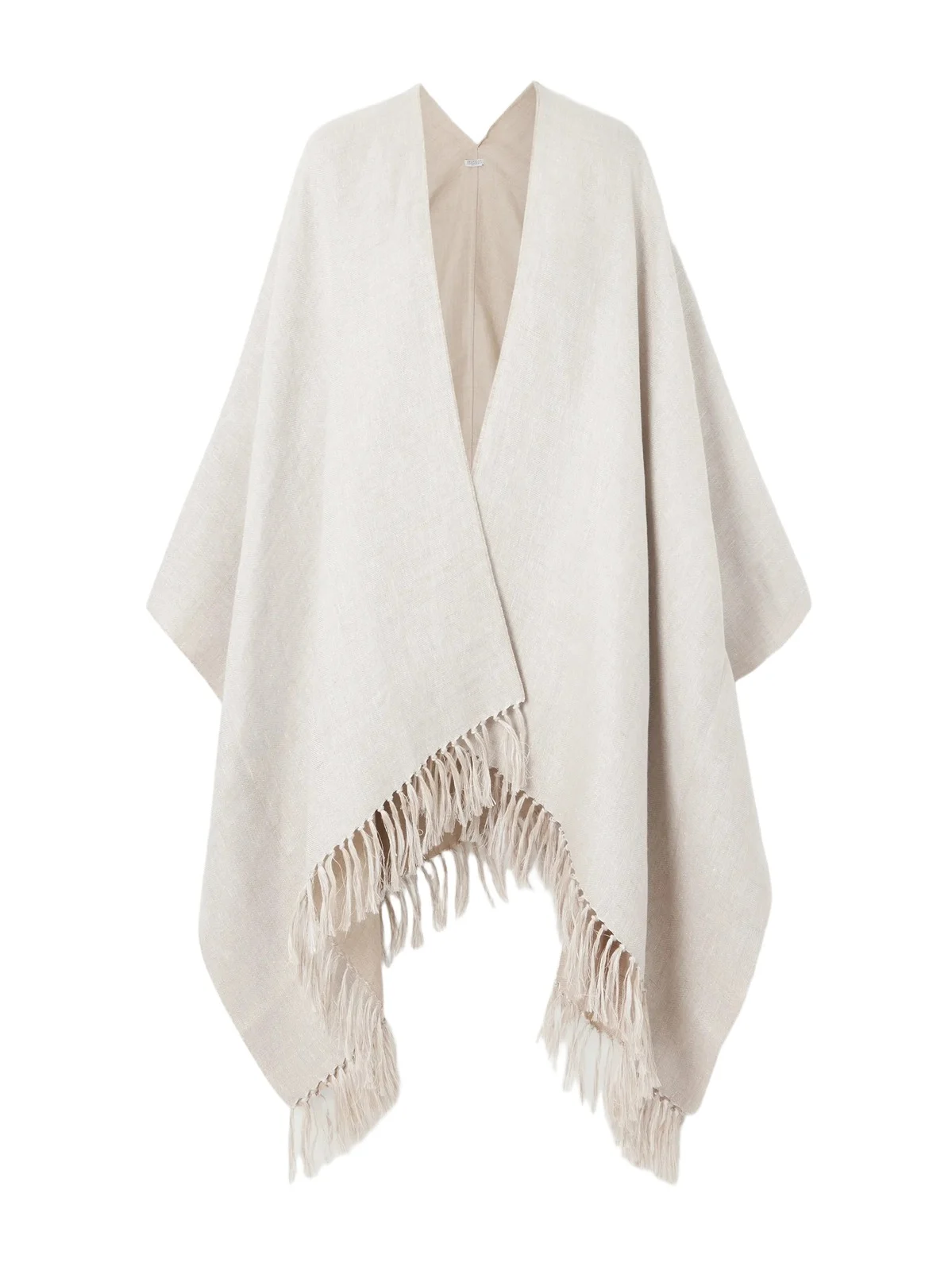 Fringed Linen-blend Scarf Fringed Linen-blend Scarf