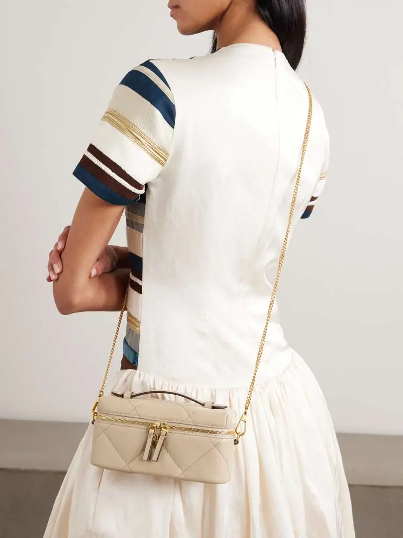Tory Burch Kira Diamond Quilted Leather Shoulder Bag | Thumbnail 6