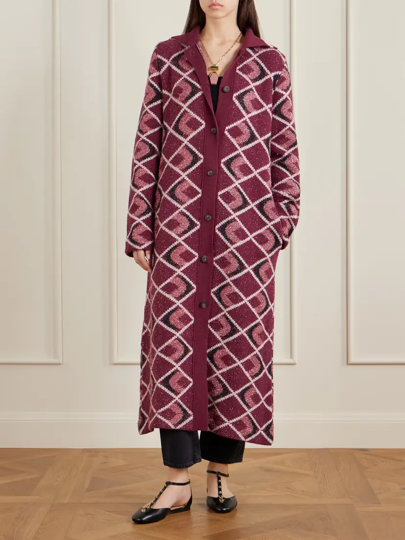 La DoubleJ Jacquard-knit Coat | Thumbnail 3 La DoubleJ Jacquard-knit Coat | Thumbnail 3