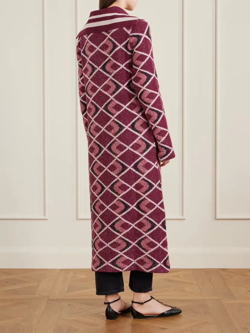 La DoubleJ Jacquard-knit Coat | Thumbnail 4 La DoubleJ Jacquard-knit Coat | Thumbnail 4