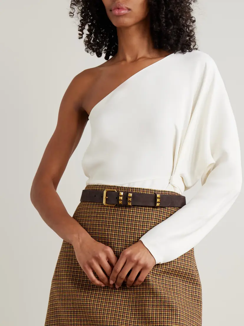 Valentino Garavani Embellished Suede Belt | Thumbnail 2