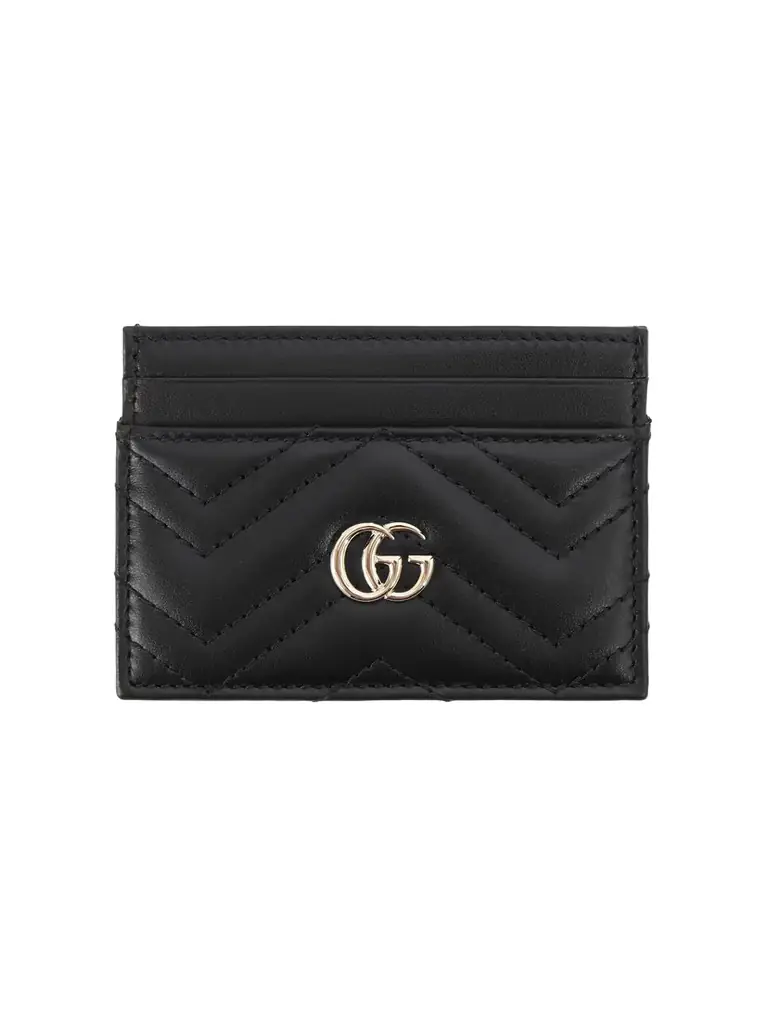 Gucci Gg Marmont Quilted Leather Cardholder | Image 1 Gucci Gg Marmont Quilted Leather Cardholder | Image 1