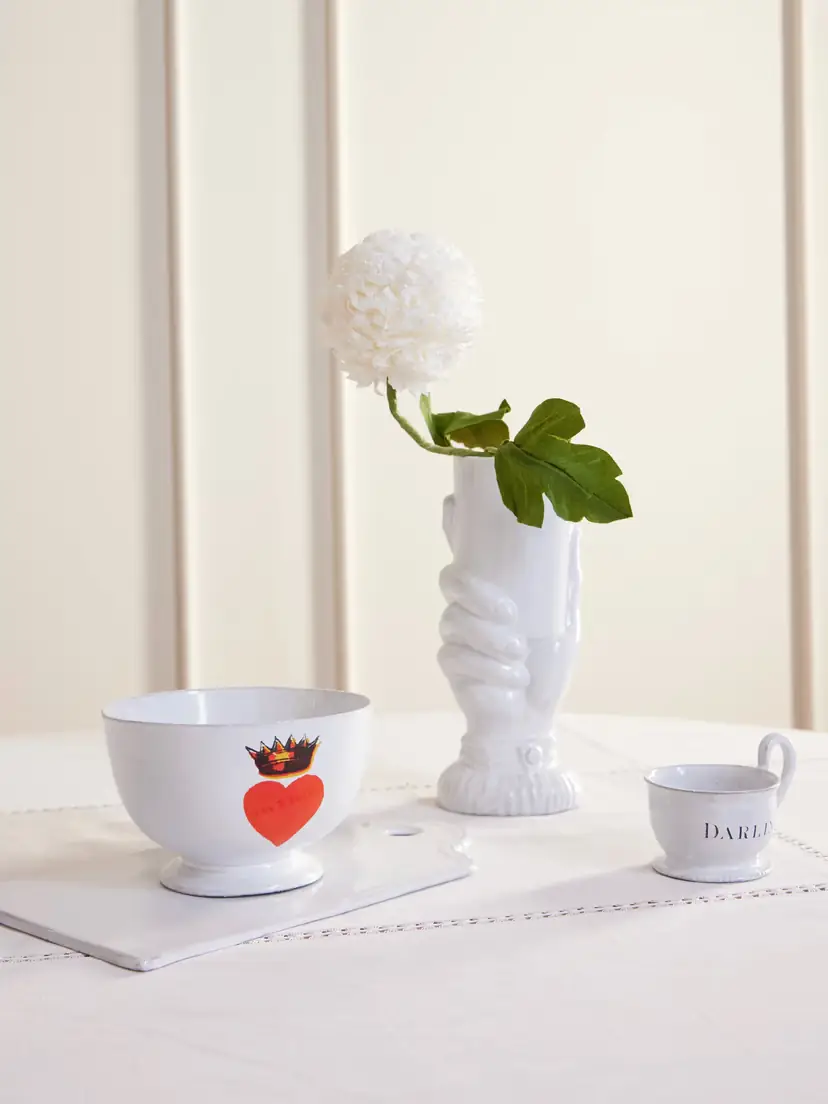 Astier De Villatte + John Derian Crowned Heart Ceramic Bowl | Thumbnail 2 Astier De Villatte + John Derian Crowned Heart Ceramic Bowl | Thumbnail 2