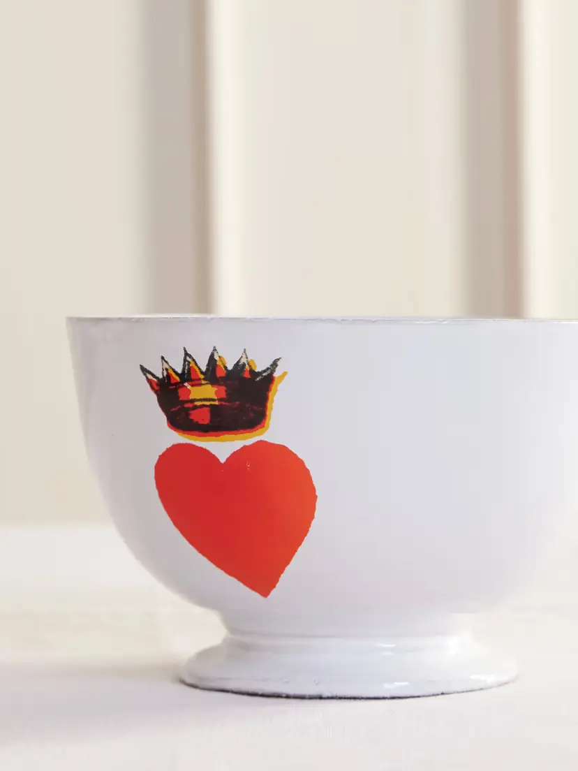 Astier De Villatte + John Derian Crowned Heart Ceramic Bowl | Thumbnail 3 Astier De Villatte + John Derian Crowned Heart Ceramic Bowl | Thumbnail 3