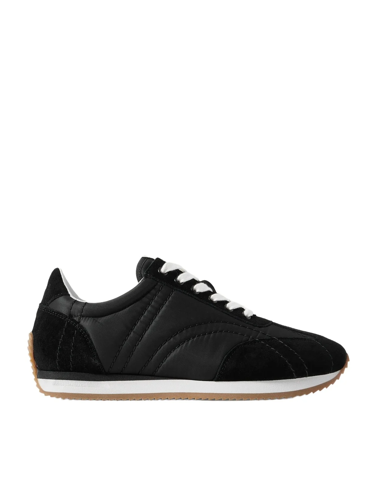 Sport Suede-trimmed Shell Sneakers Sport Suede-trimmed Shell Sneakers