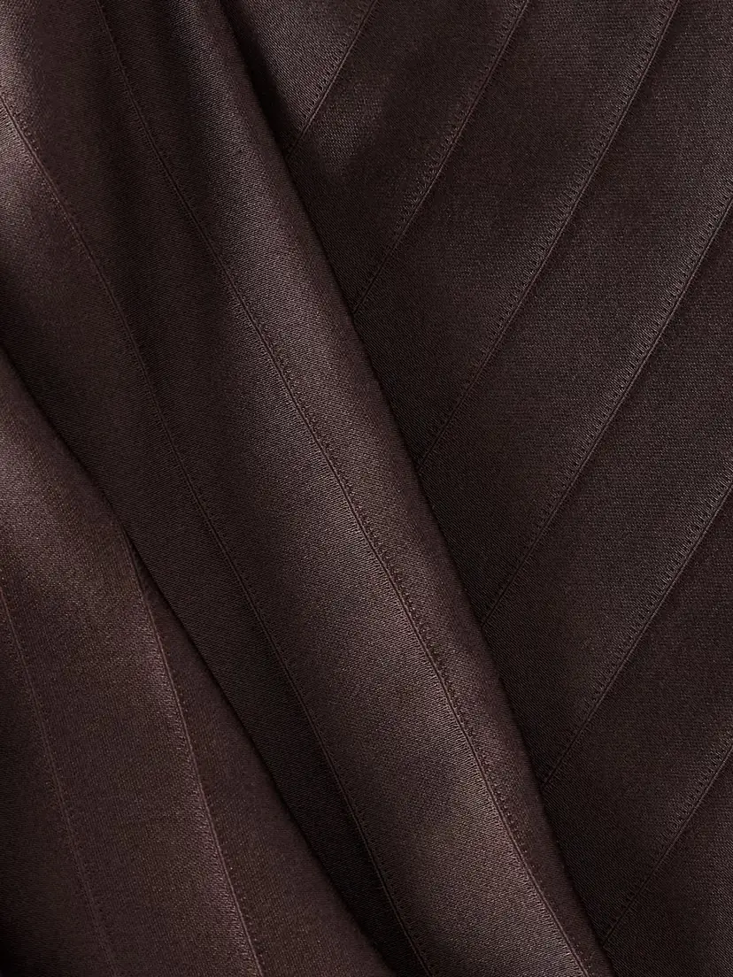 Loulou de Saison Draped Paneled Satin Top | Thumbnail 4