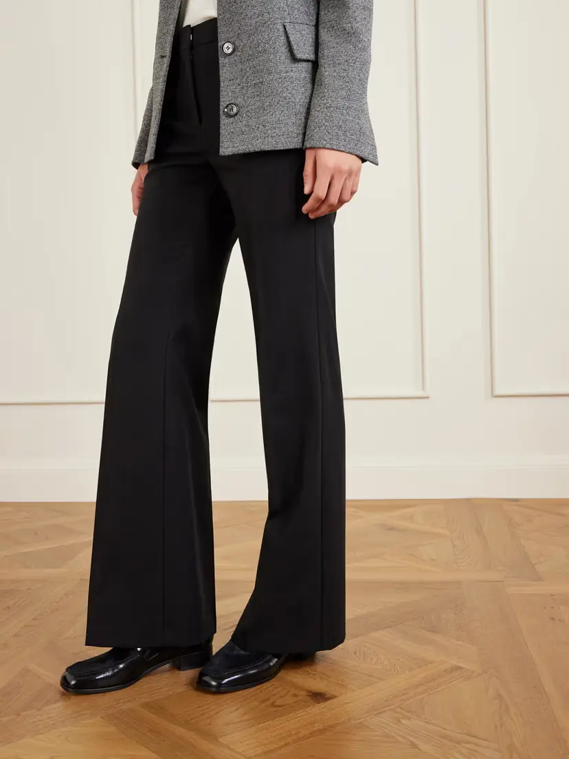 Jamie Haller Mod Calf Hair And Glossed-leather Loafers | Thumbnail 2