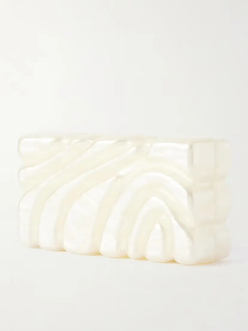 Cult Gaia Aura Embellished Acrylic Clutch | Thumbnail 3