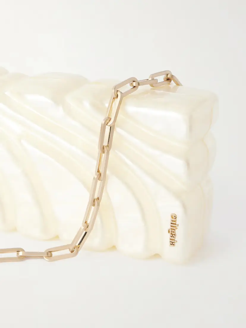 Cult Gaia Aura Embellished Acrylic Clutch | Thumbnail 4