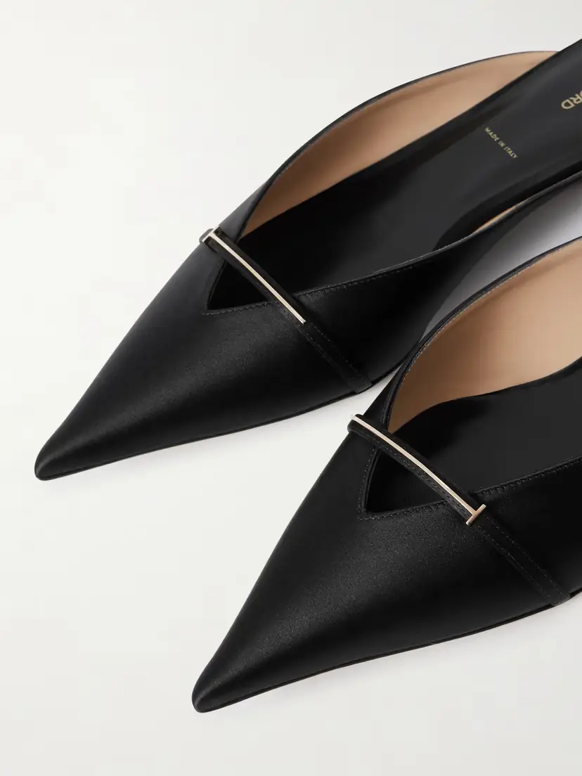 Tom Ford Embellished Satin Mules | Thumbnail 5 Tom Ford Embellished Satin Mules | Thumbnail 5