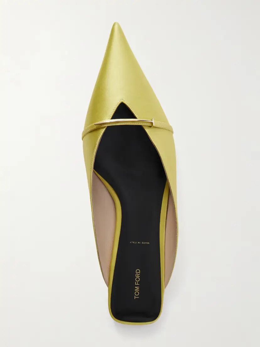 Tom Ford Embellished Satin Slippers | Thumbnail 6 Tom Ford Embellished Satin Slippers | Thumbnail 6