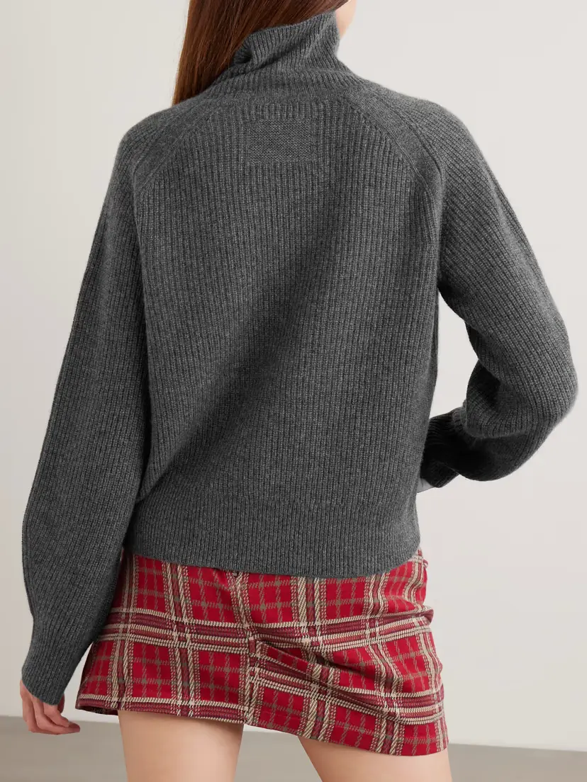 Guest In Residence Ribbed Cashmere Turtleneck Sweater | Thumbnail 3 Guest In Residence Ribbed Cashmere Turtleneck Sweater | Thumbnail 3