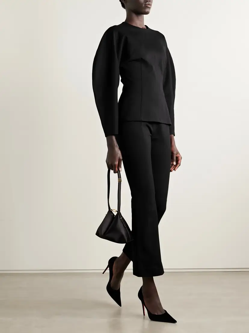 Carolina Herrera Ponte Flared Pants | Thumbnail 2 Carolina Herrera Ponte Flared Pants | Thumbnail 2