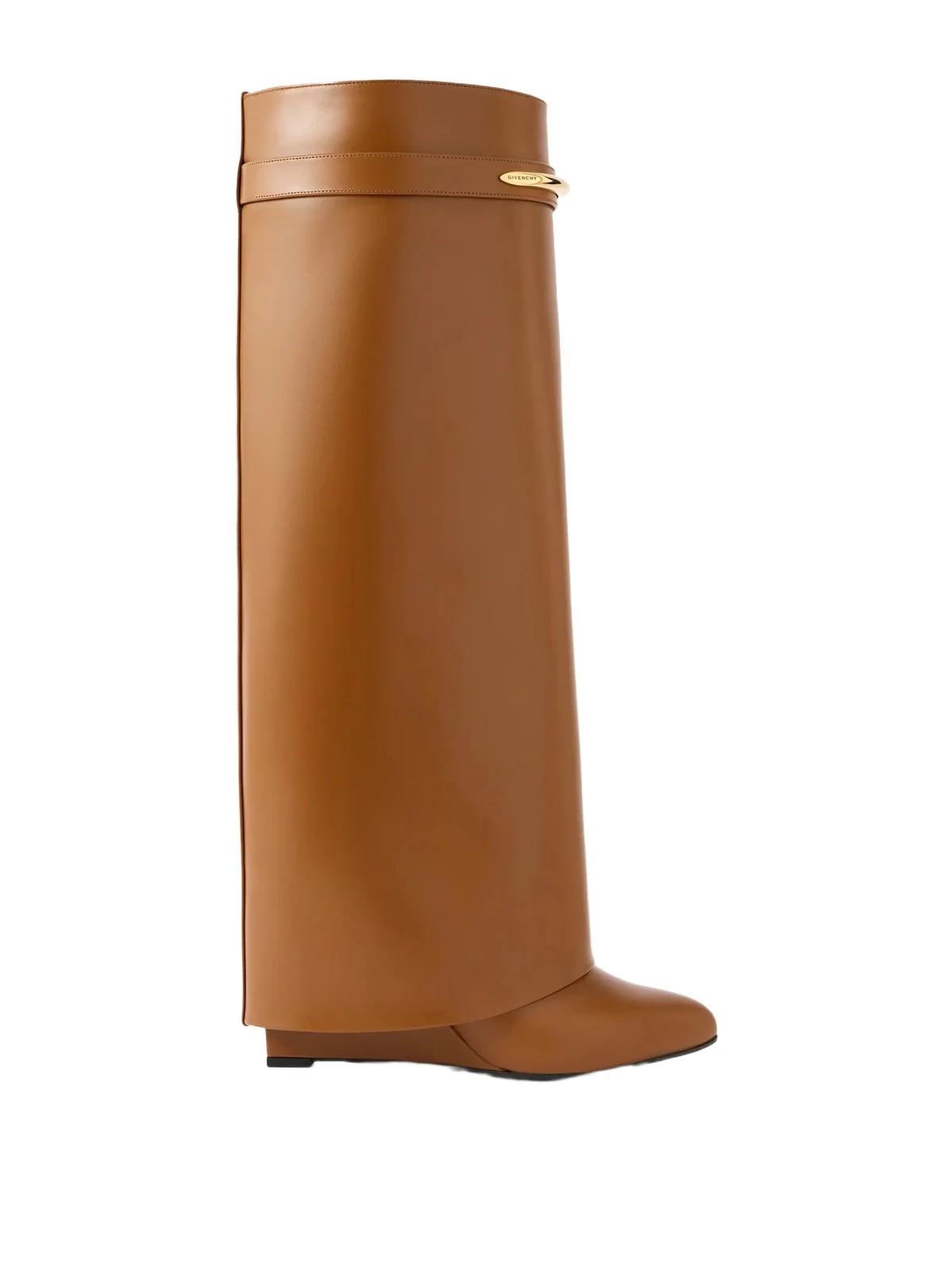 Shark Leather Knee Boots