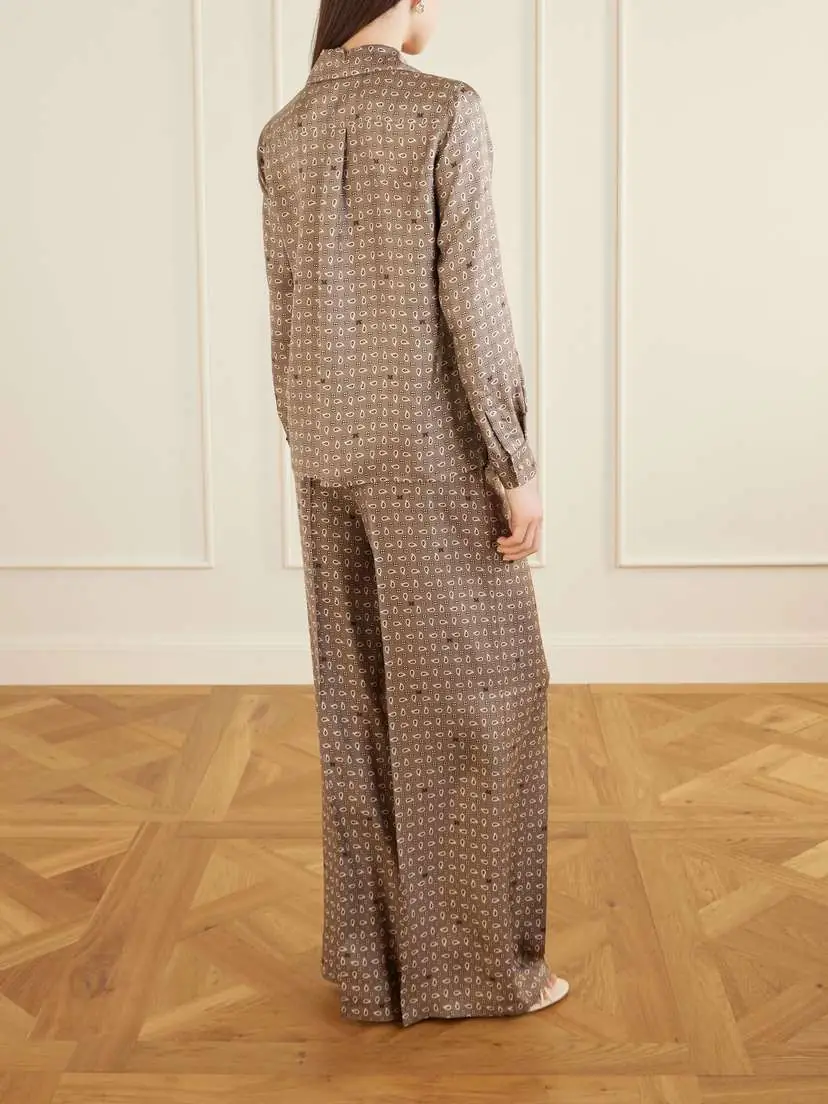 Max Mara Printed Silk-twill Shirt | Thumbnail 4 Max Mara Printed Silk-twill Shirt | Thumbnail 4