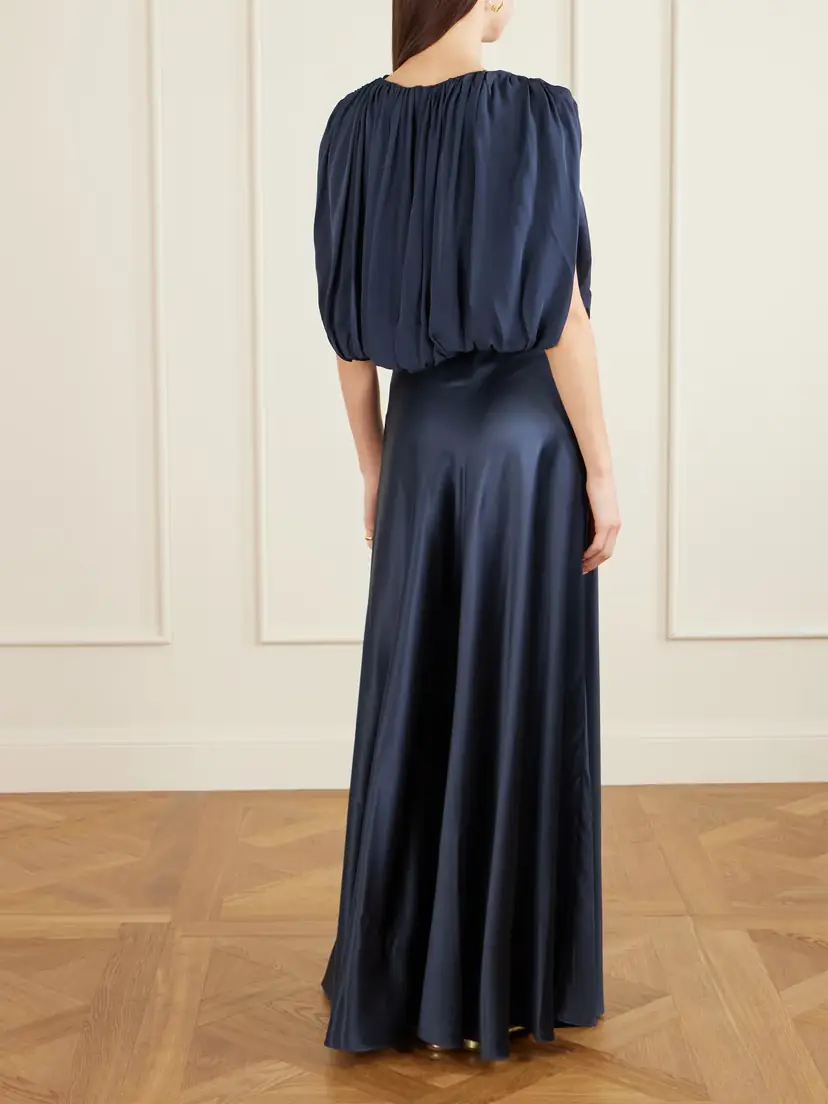 Heirlome Antonia Silk-satin Maxi Skirt | Thumbnail 3 Heirlome Antonia Silk-satin Maxi Skirt | Thumbnail 3