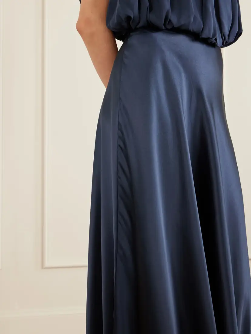 Heirlome Antonia Silk-satin Maxi Skirt | Thumbnail 4 Heirlome Antonia Silk-satin Maxi Skirt | Thumbnail 4