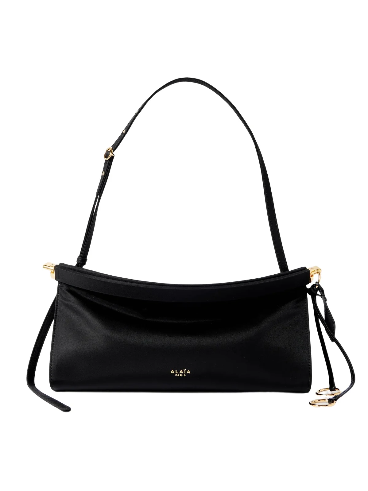 ALAÏA Le Click E/w Medium Satin-twill Shoulder Bag